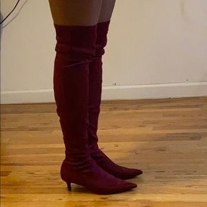 Zara Over The Knee Boots